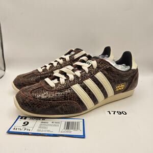 ADIDAS ORIGINALS WOMEN'S 9 JAPAN W JS4022 BROWN SNAKESKIN NWOB